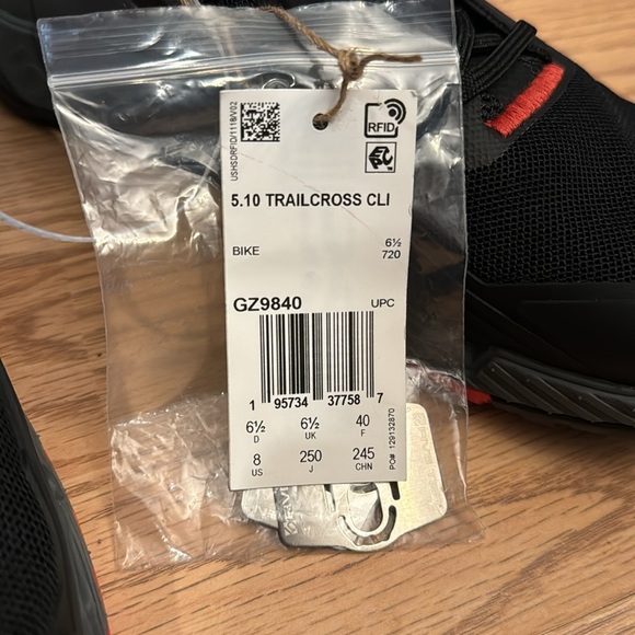 ADIDAS FIVE TEN 5.10 TRAILCROSS CLIP-IN MOUNTAIN BIKE SHOES Mens 8 NWOB - Picture 7 of 7